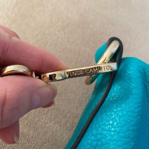 ♥️Preloved♥️ Vince Camuto Turquoise Cris-SA Group Satchel - Picture 12 of 16